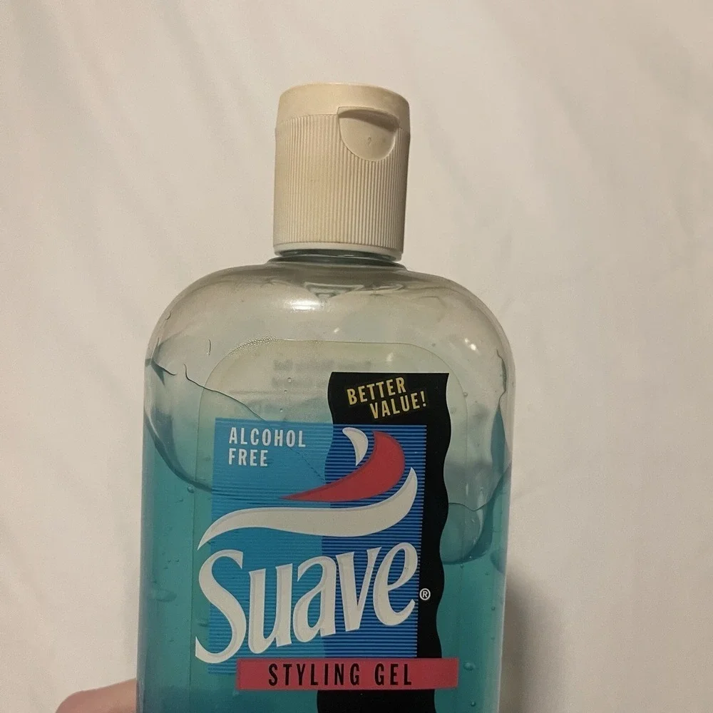 Vintage Suave for Men Style Gel Non-Sticky Alcohol Free‎ 12oz RARE HTF